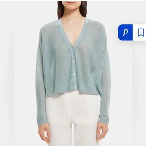 Theory Soft Blue Women's Cardigan